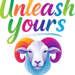 Colorful illustration of the Sheep from the Korean Zodiac, symbolizing compassion, artistry, and kindness
